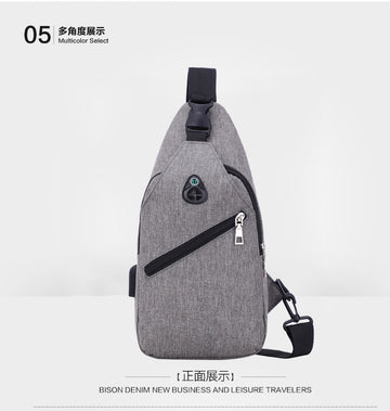 Men's Fashion Crossbody Bag - Multi-functional Casual Business Sling Bag for Everyday Use